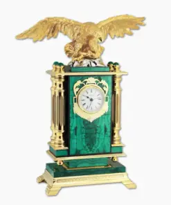 Đồng Hồ Để Bàn Malachite “Đại Bàng”