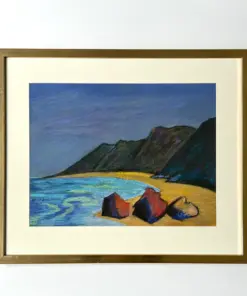 Khung Tranh Dát Vàng "Bên Bờ Biển" 40x60