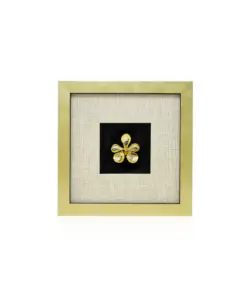 Khung Tranh Dát Vàng "Chi Lan Mokara" 25x25