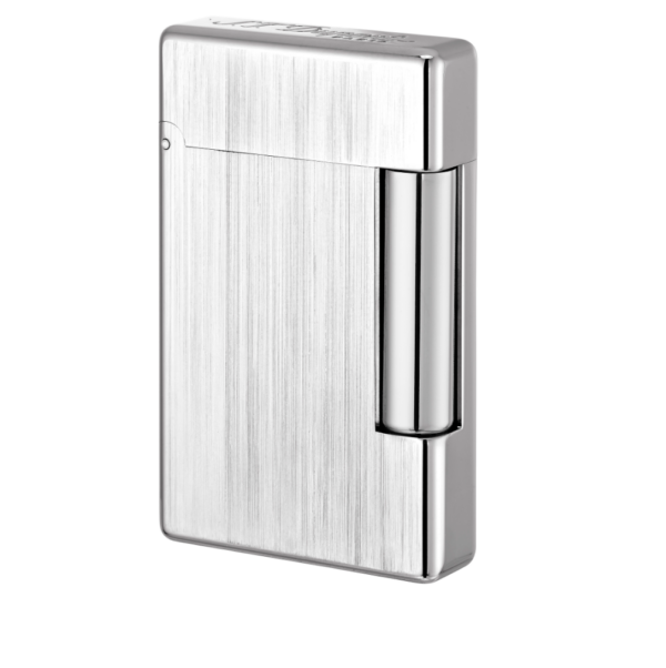 Bật Lửa St. Dupont "Initial" Đồng Trắng Chải Xước