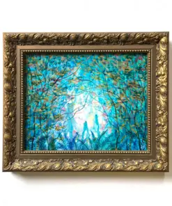 Khung Tranh Dát Vàng "Rừng Chạng Vạng"