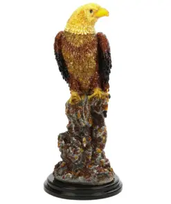 Tượng Điêu Khắc Hổ Phách "Chim Ưng"