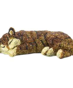 Tượng Điêu Khắc Hổ Phách "Mèo Say Ngủ"