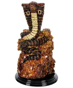 Tượng Điêu Khắc Hổ Phách "Ất Tỵ"